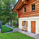 24 Chalet - Außenbereich mit Finnischer Sauna